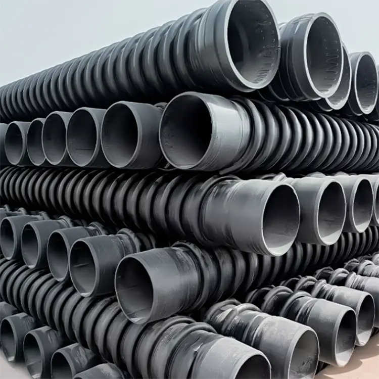 HDPE zkroucená vyztužená karátová trubka
